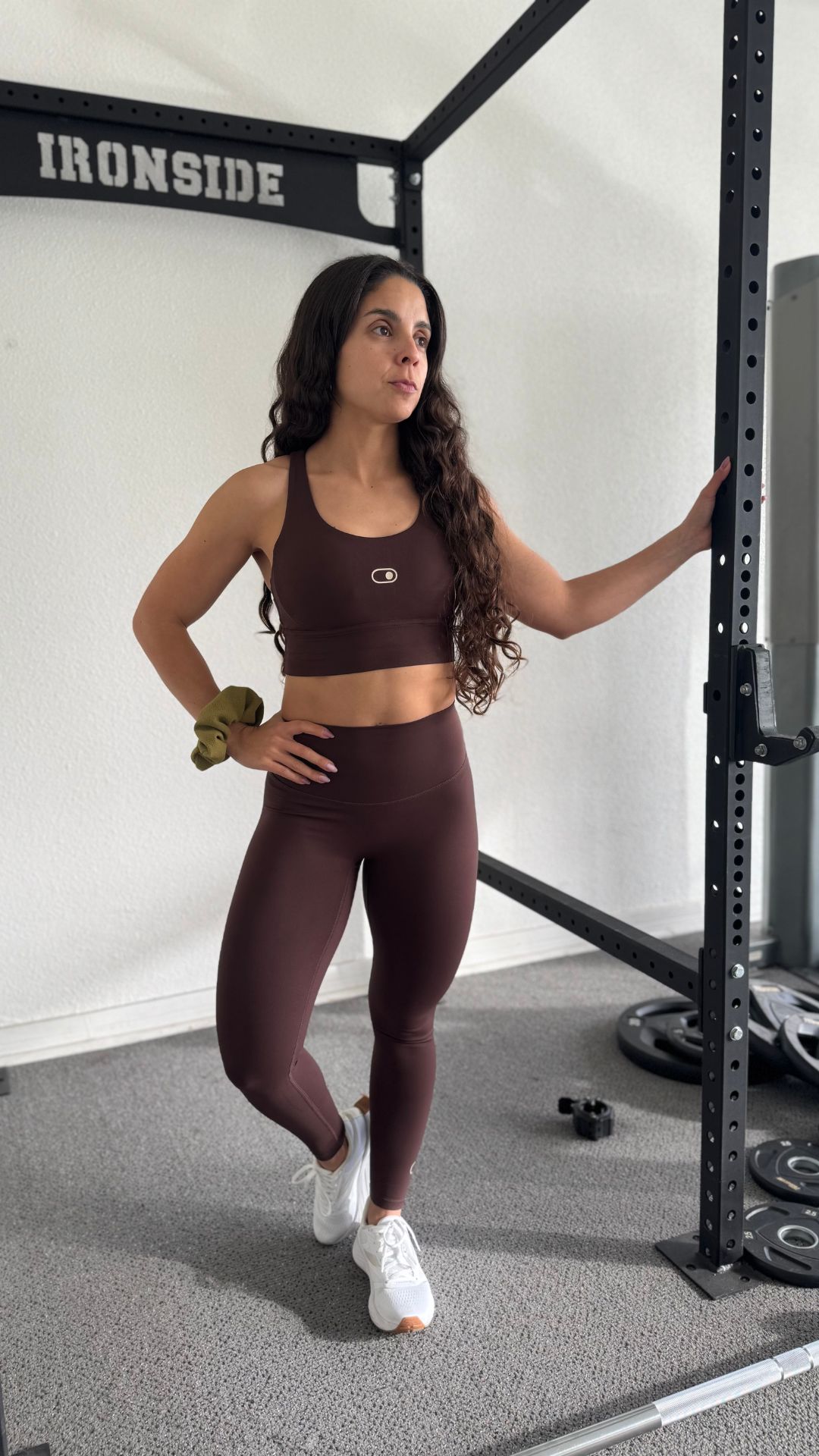 POCKET LEGGINS DARK  BROWN - Imagen 2