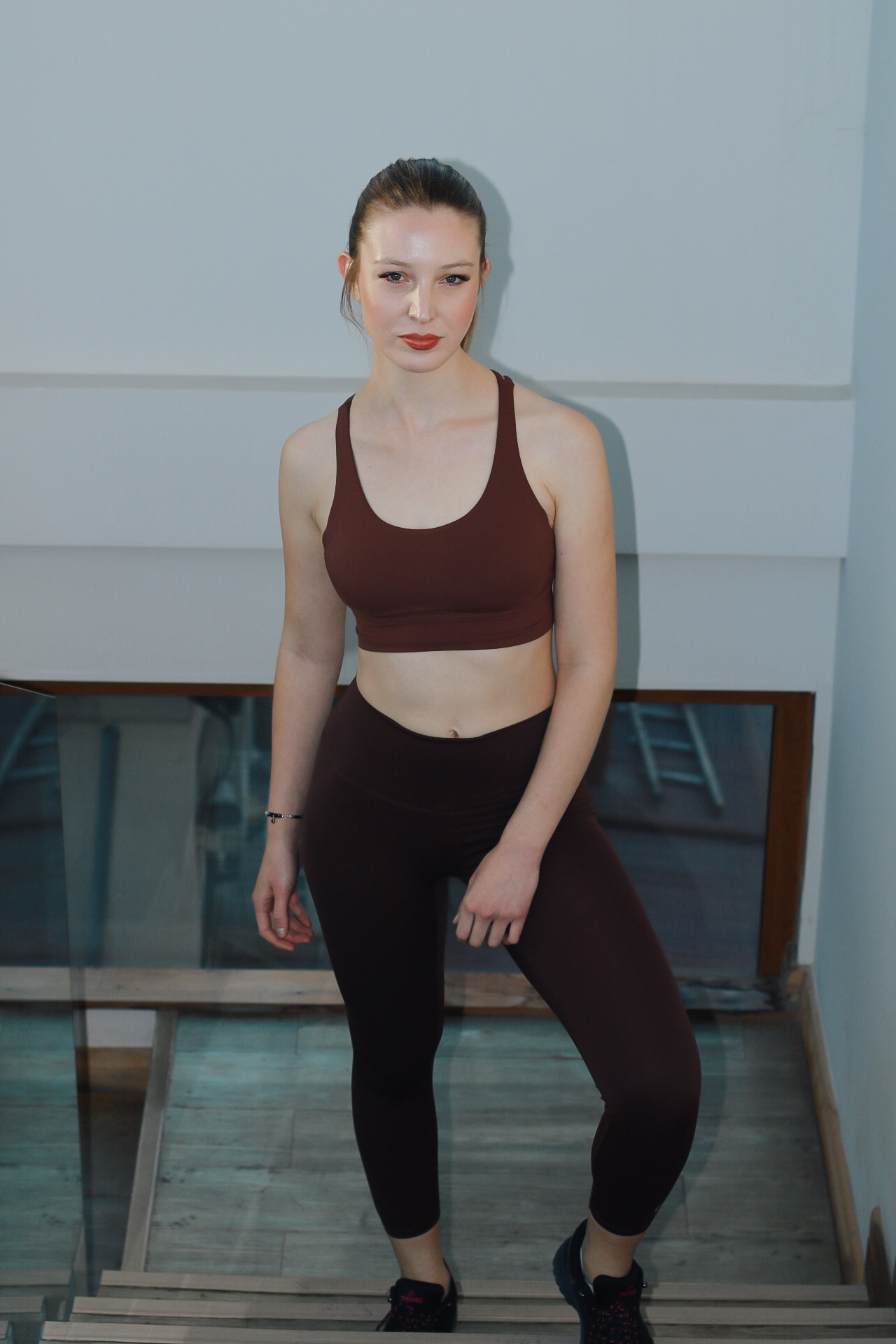 FLOWER BRA BROWN - Imagen 3